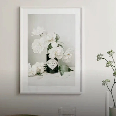 Living Room With Stunning Digital Art