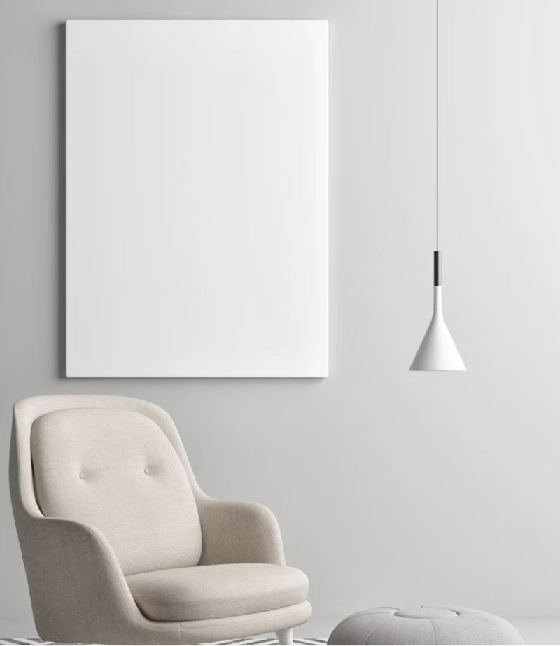 Large Digital Art In Guest Room
